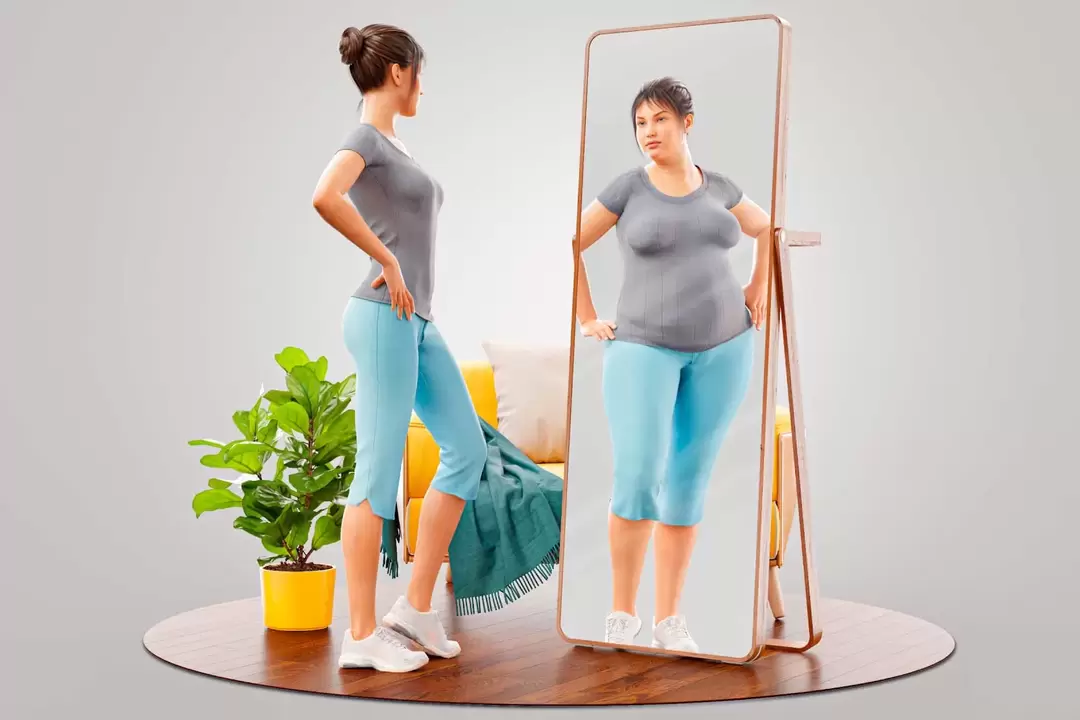 By imagining yourself slim, you can be motivated to lose weight. 